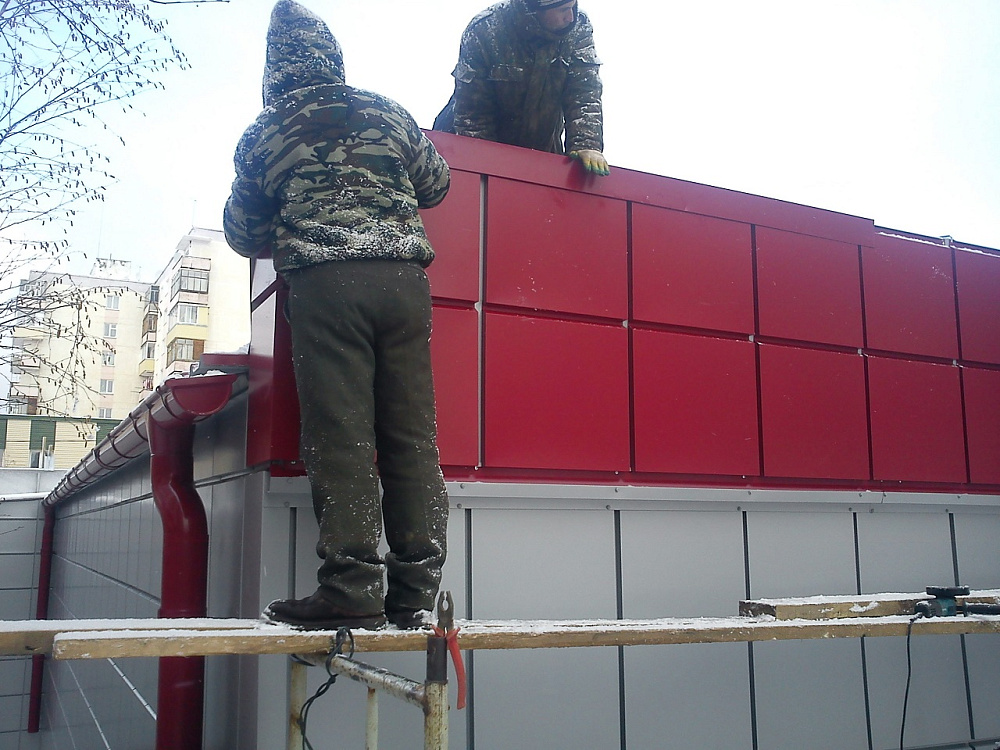 Проектирование, поставка и шеф монтаж полнокомплектного здания Rapid Building. Магазин в г. Мирный